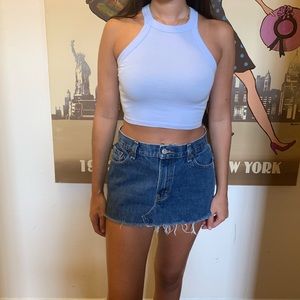 UO Truly Madly Deeply Cropped High-neck Tank